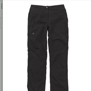 Black comfort trail pants.